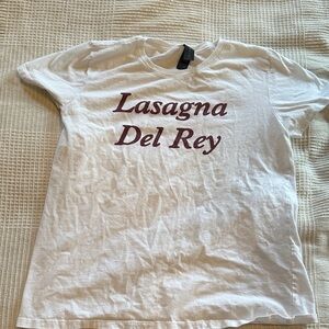 Gildan White Tee with Maroon Print